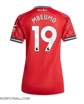 Billige Fotballdrakt Manchester United Bryan Mbeumo #19 Replika Hjemmedrakt Dame 2025-26 Kortermet Billige Fotballdrakt Manchester United Bryan Mbeumo #19 Replika Hjemmedrakt Dame 2025-26 Kortermet